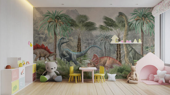 Mesozoic Mingle Wallpaper Mural, C270