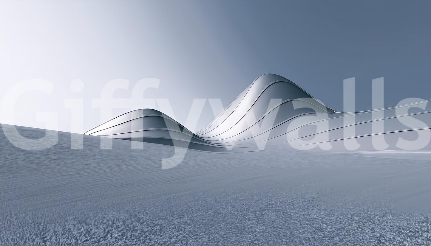 Metal Dunes Wall Mural