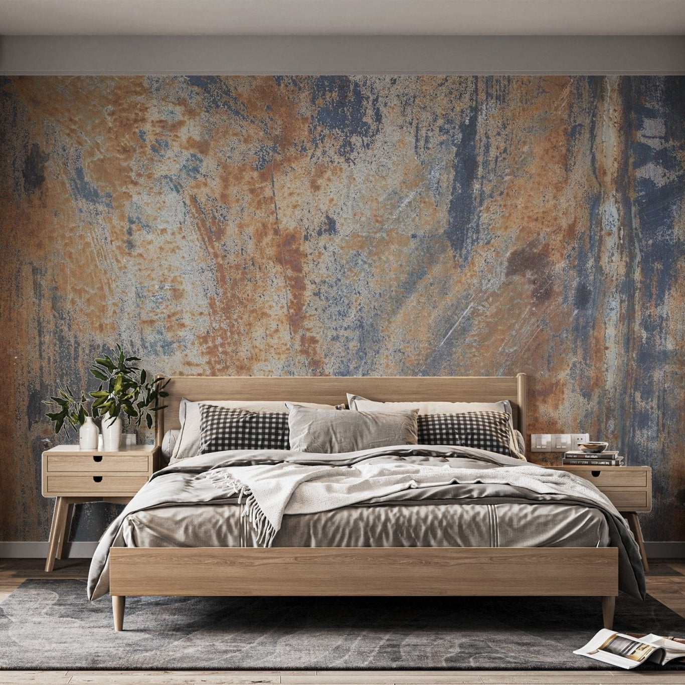 Stylish Metallic Self-Adhesive Wallpaper Design Metal-03