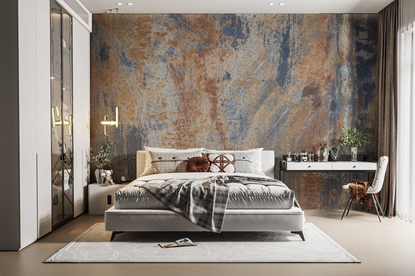 Removable Metallic Peel and Stick Wall Decor Metal-03
