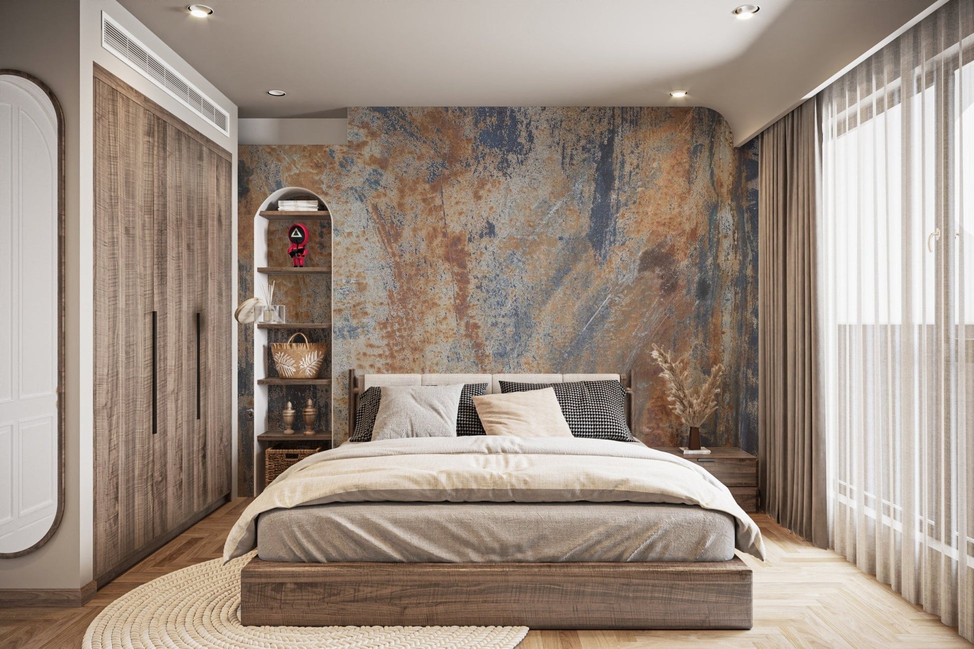 Metallic Peel and Stick Wallpaper - Giffywalls Metal-03