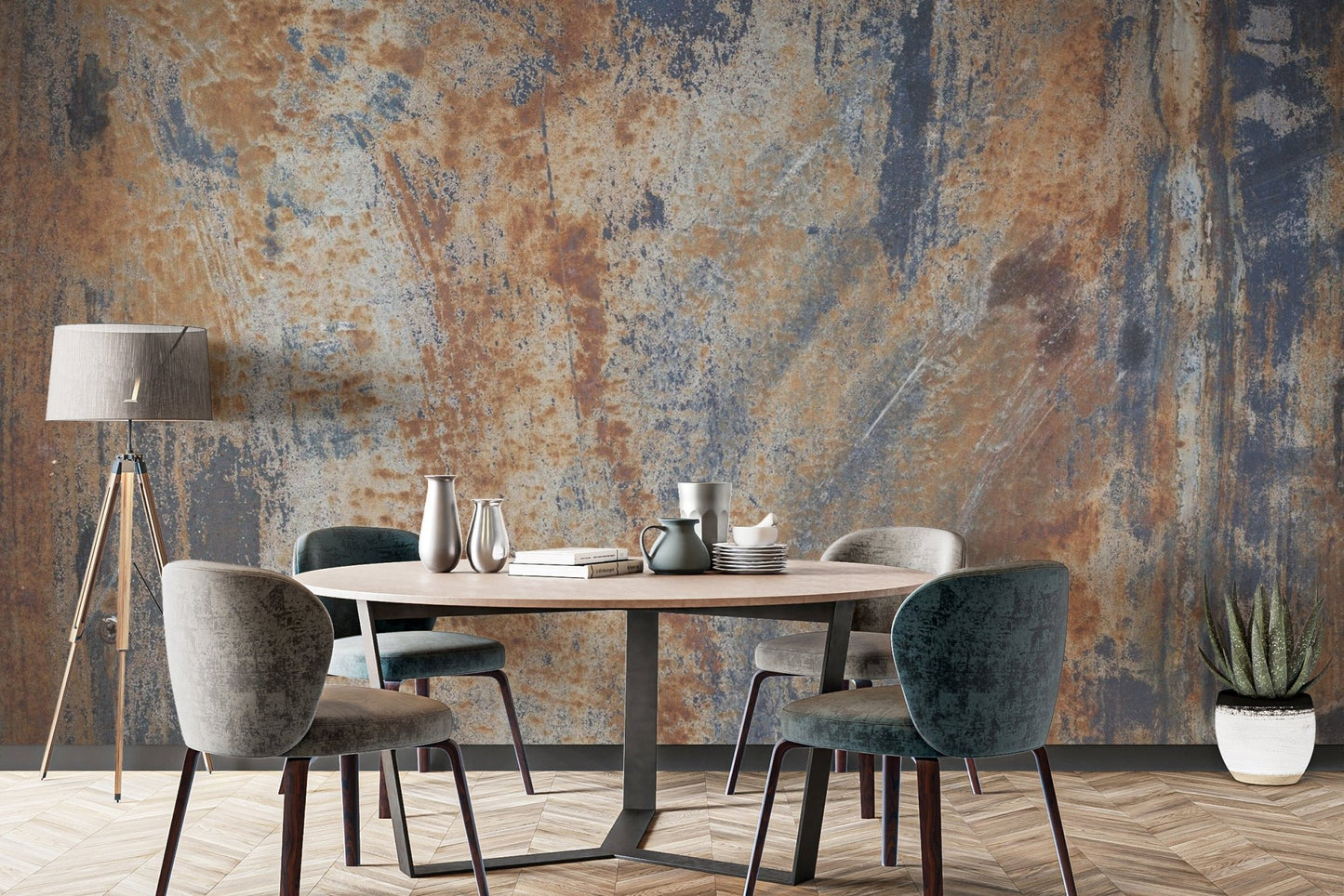 Metallic Peel and Stick Wallpaper - Giffywalls Metal-03
