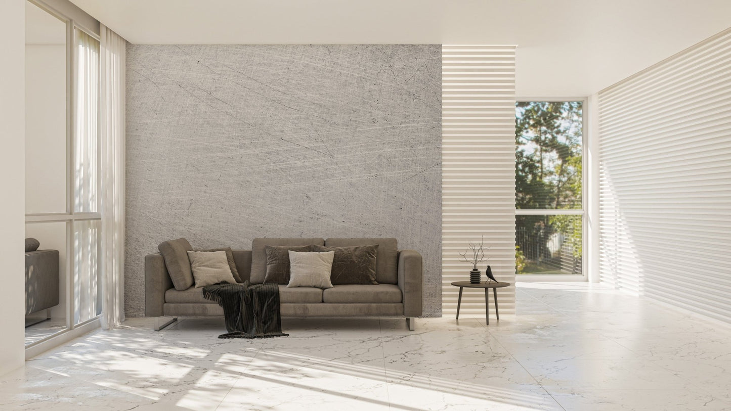 Metallic wall mural design
