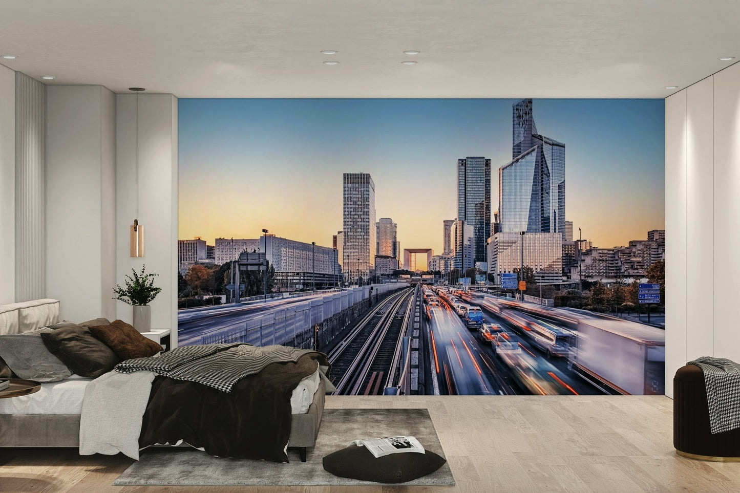 Metropolis Dawn Wall Mural