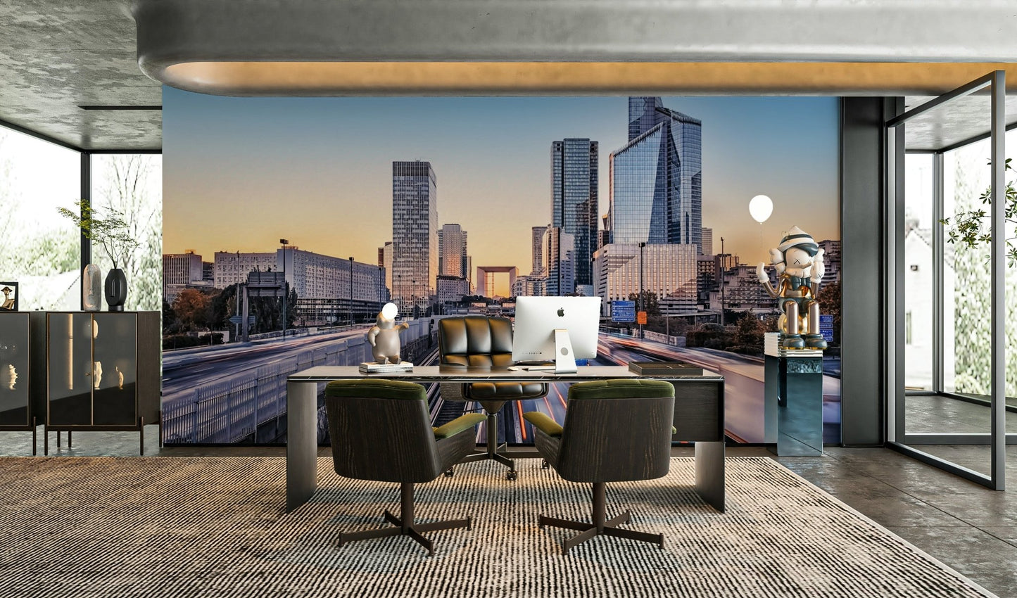 Metropolis Dawn Wall Mural