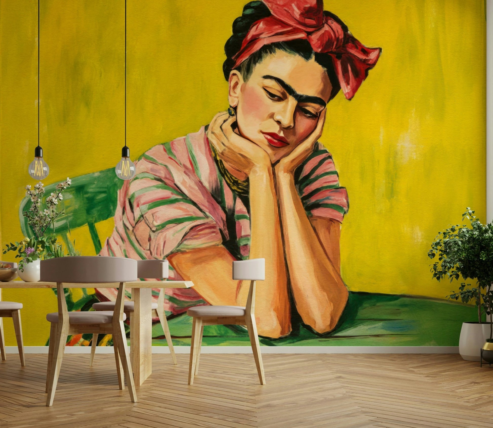 Artistic mural inspired by Mexican heritage and strength

