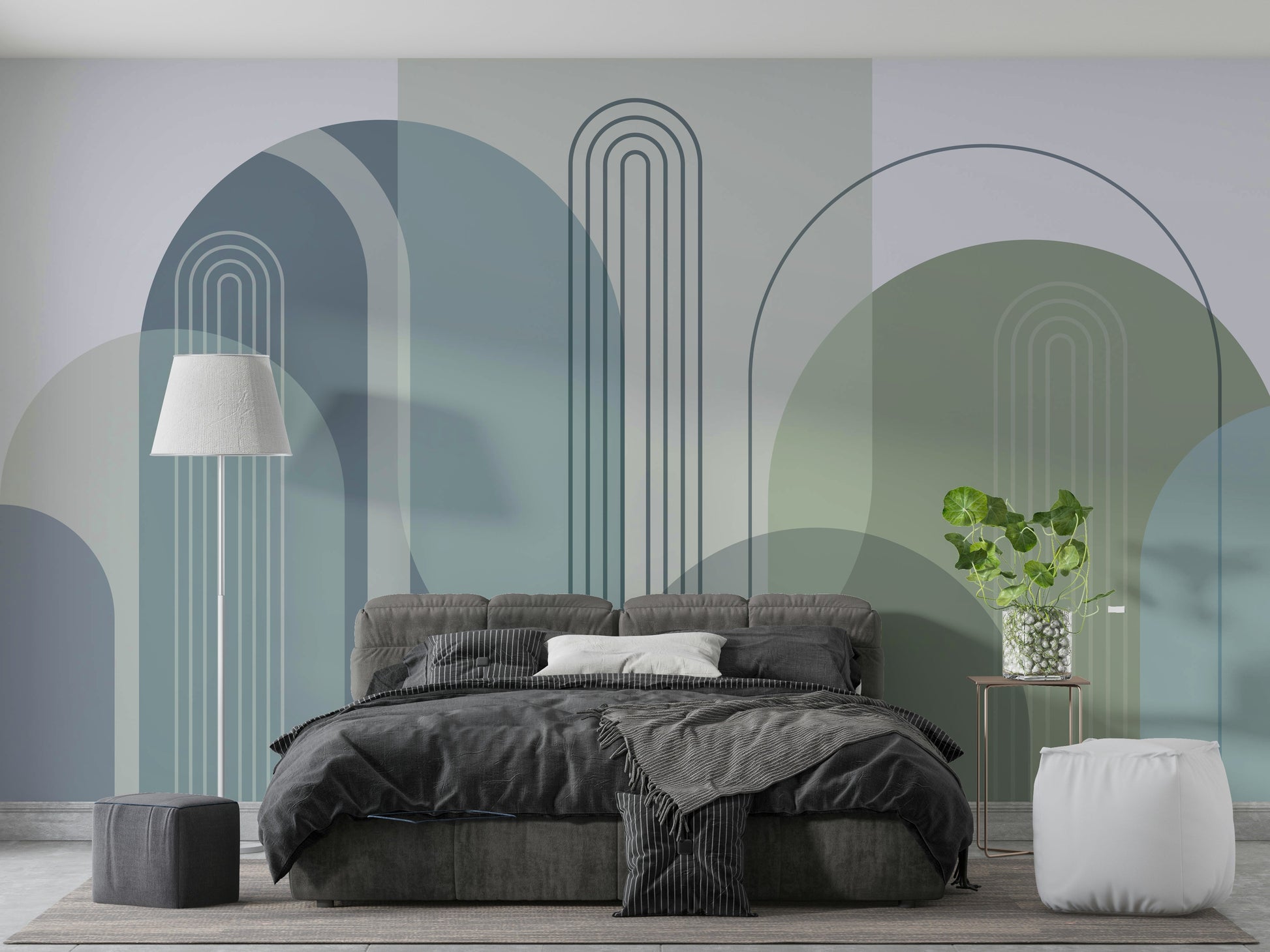 The style is artistic and modern.

