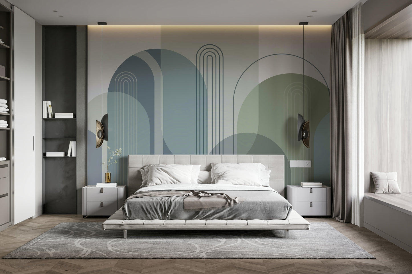 The mood is peaceful and serene.

