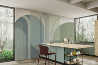 The arches are the central focus of the image.

