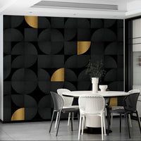 Black and gold mural to add luxury to your home decor., GD1795