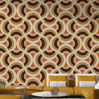 Elegant round shapes wallpaper
