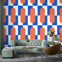 Mid Century Collection Wallpaper in Bold Colors