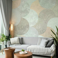 Clean lines mural for walls

