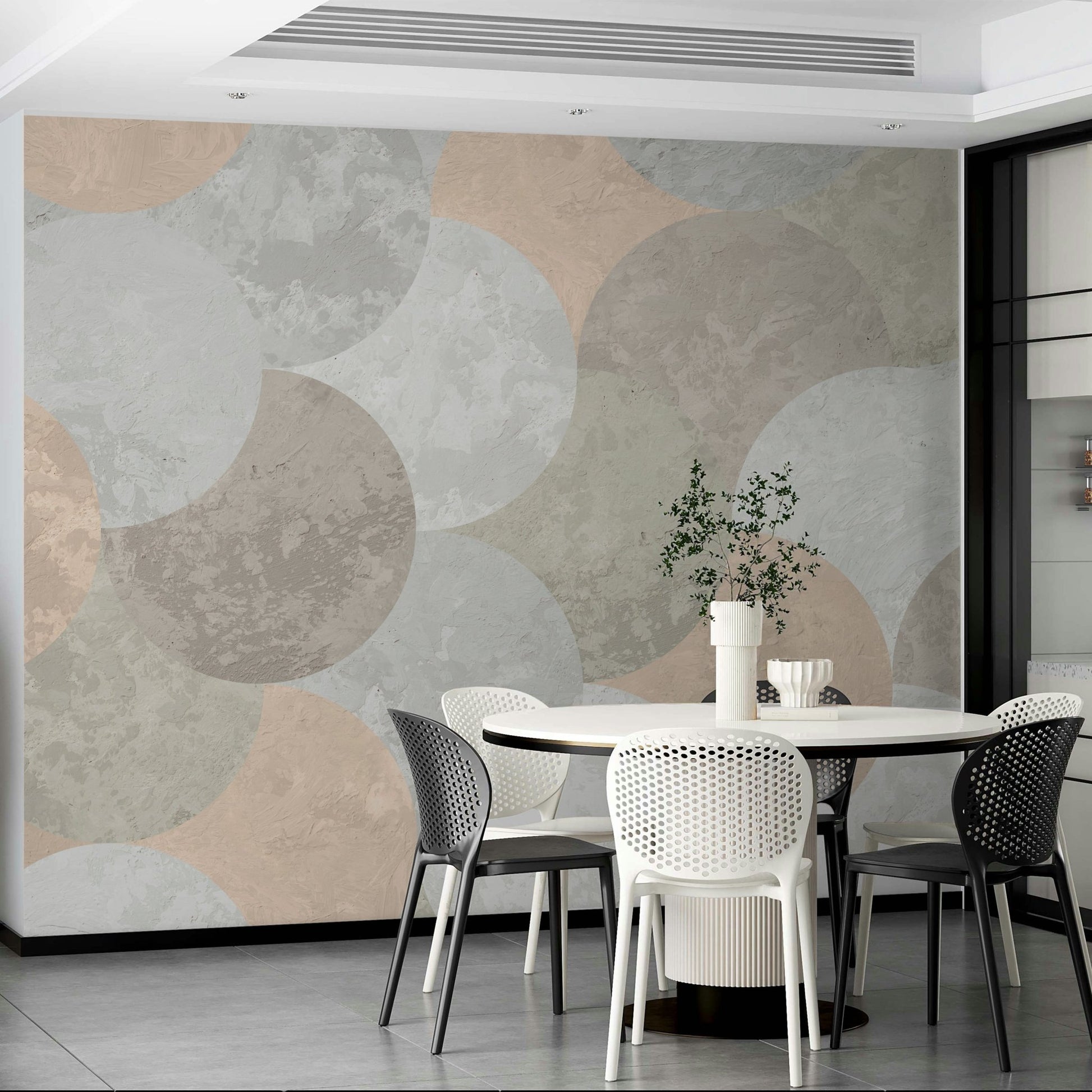 Bold angular wallpaper design

