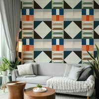 Classic Mid Century Green wallpaper for home offices

