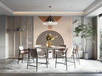 Mid-Century Modern Arch Wall Mural