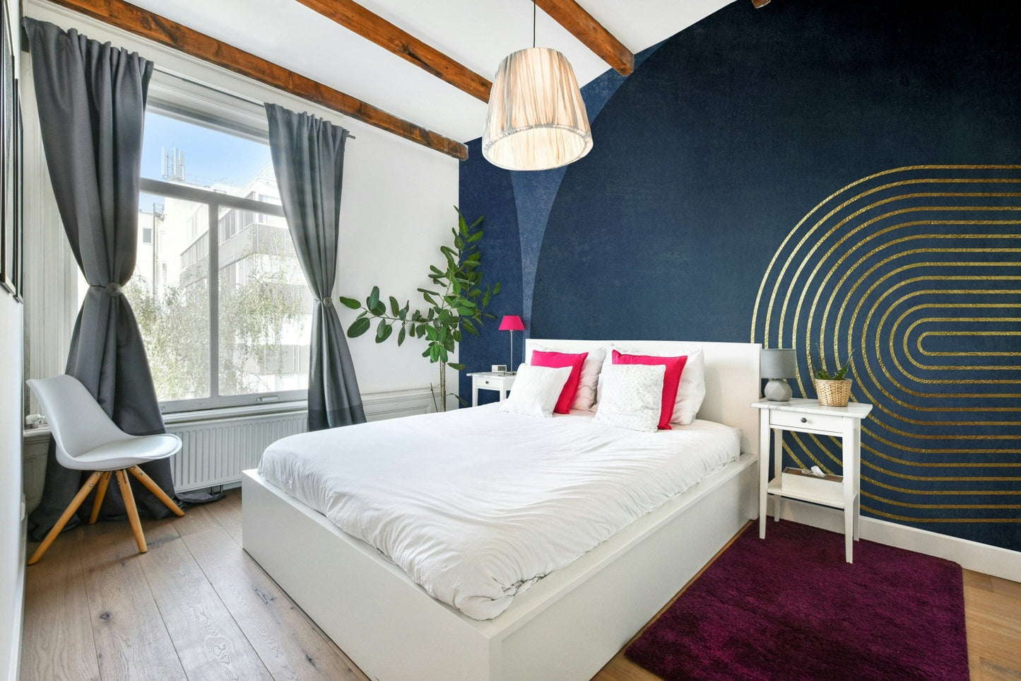 Mid Century Modern Blue