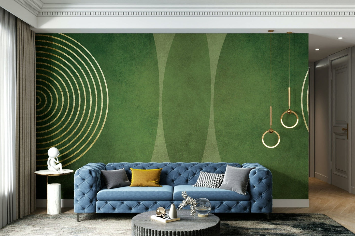 Mid Century Modern Green
