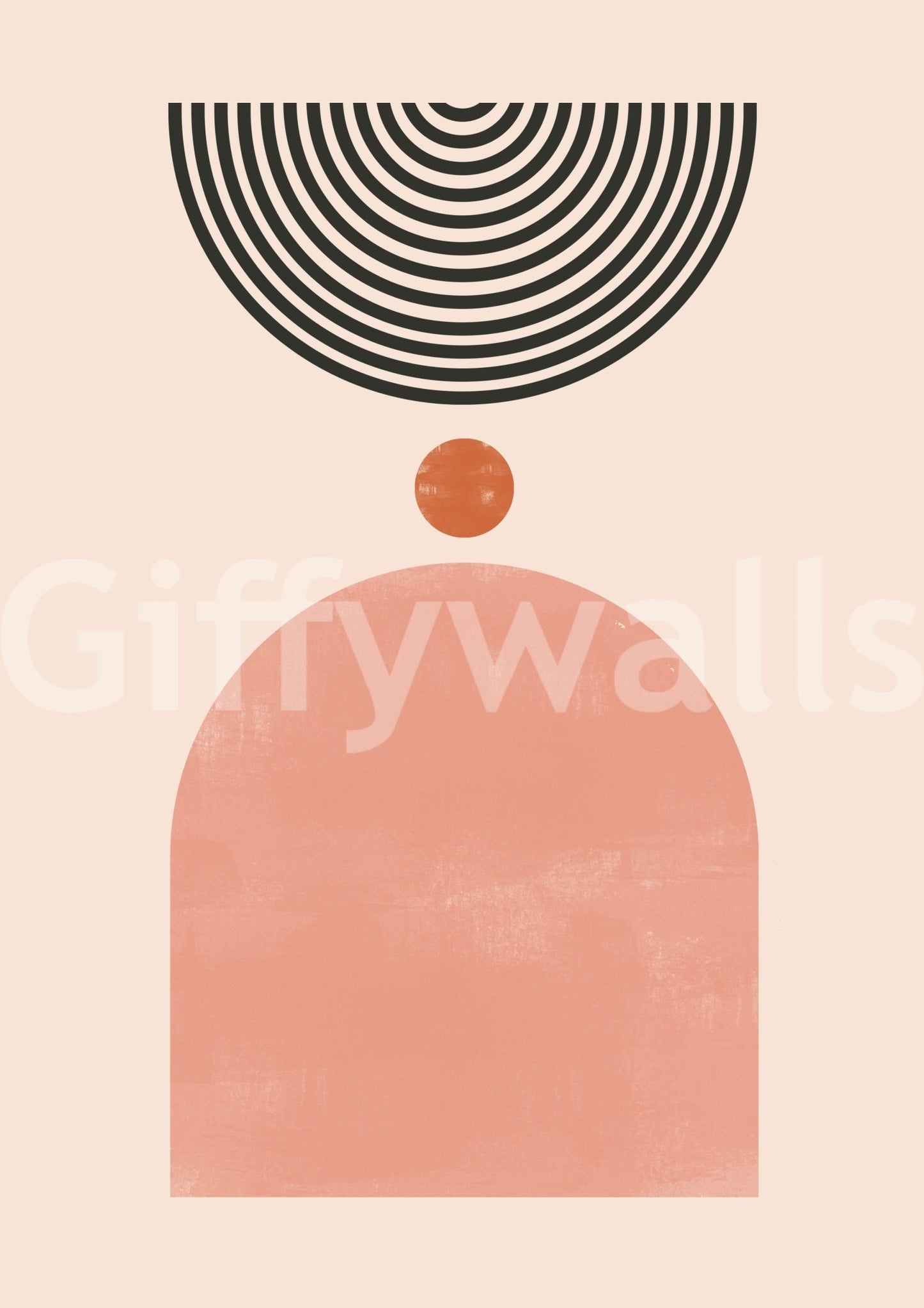 Mid-Century Modern Harmony Wall Mural