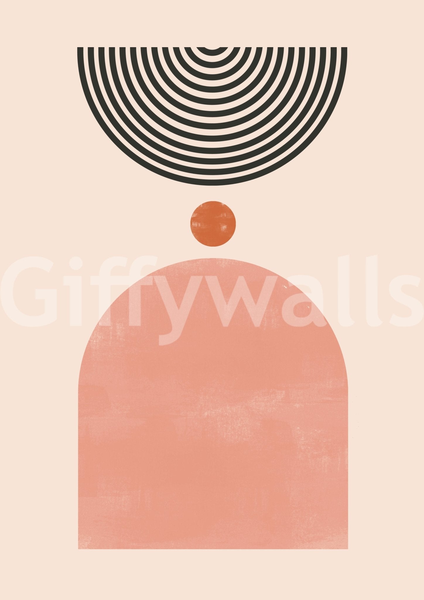 Mid-Century Modern Harmony Wall Mural