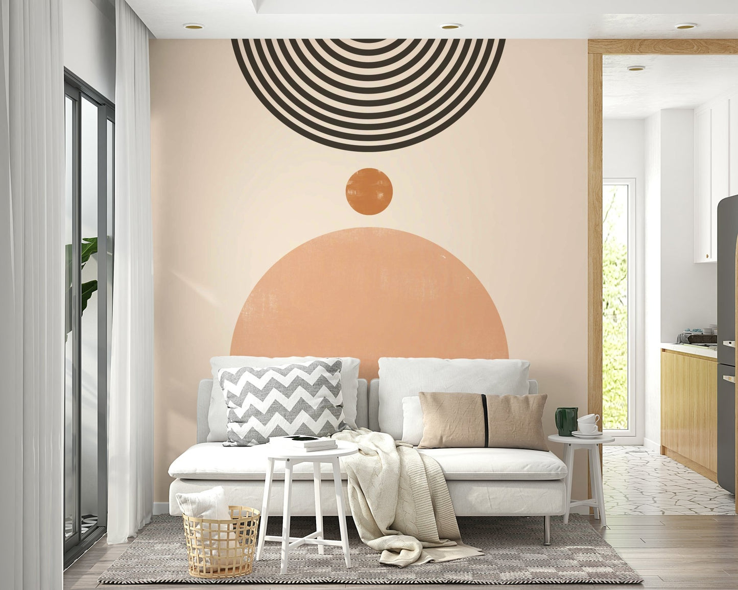 Mid-Century Modern Harmony Wall Mural