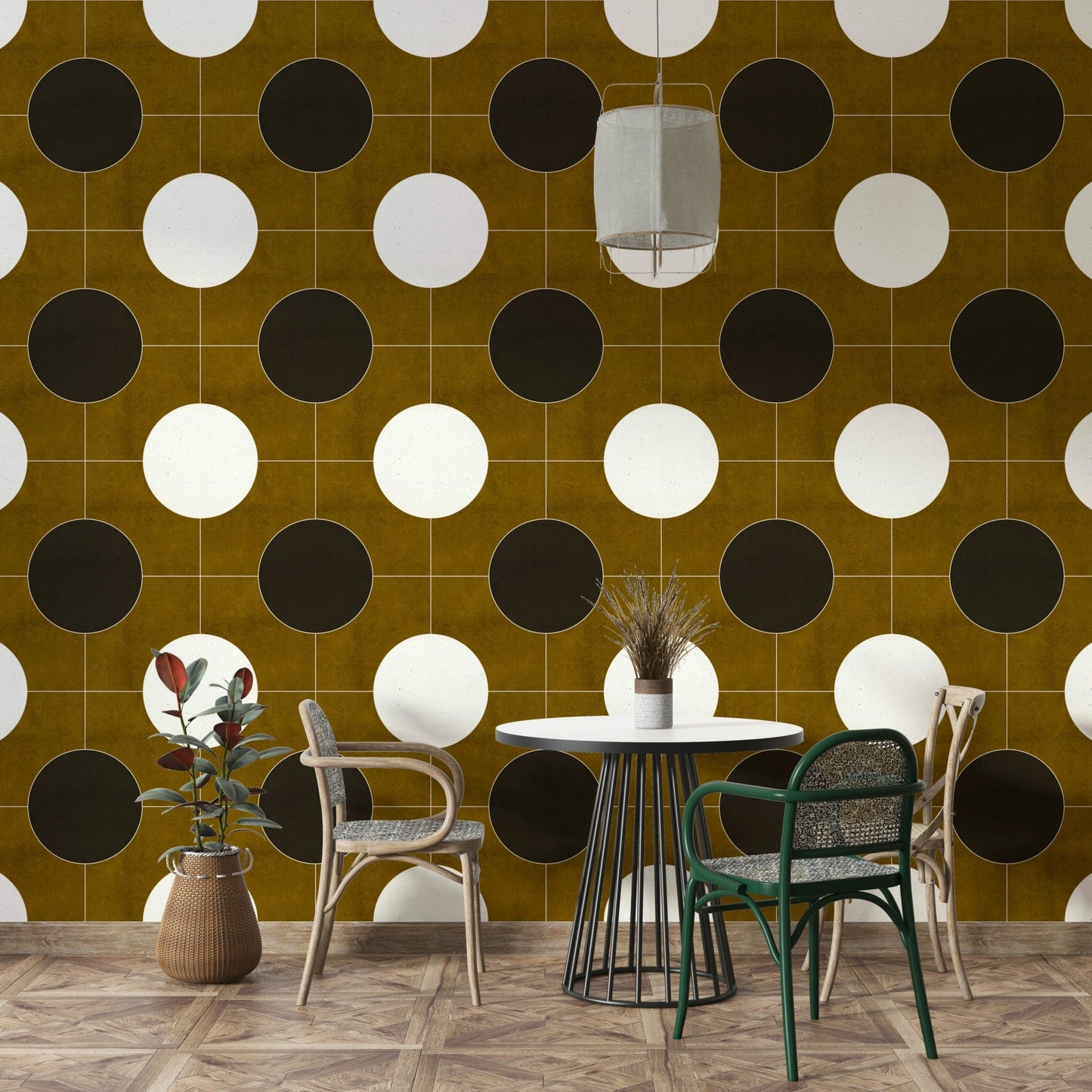 Mid-Century Modern Minimalism Wallpaper⁠