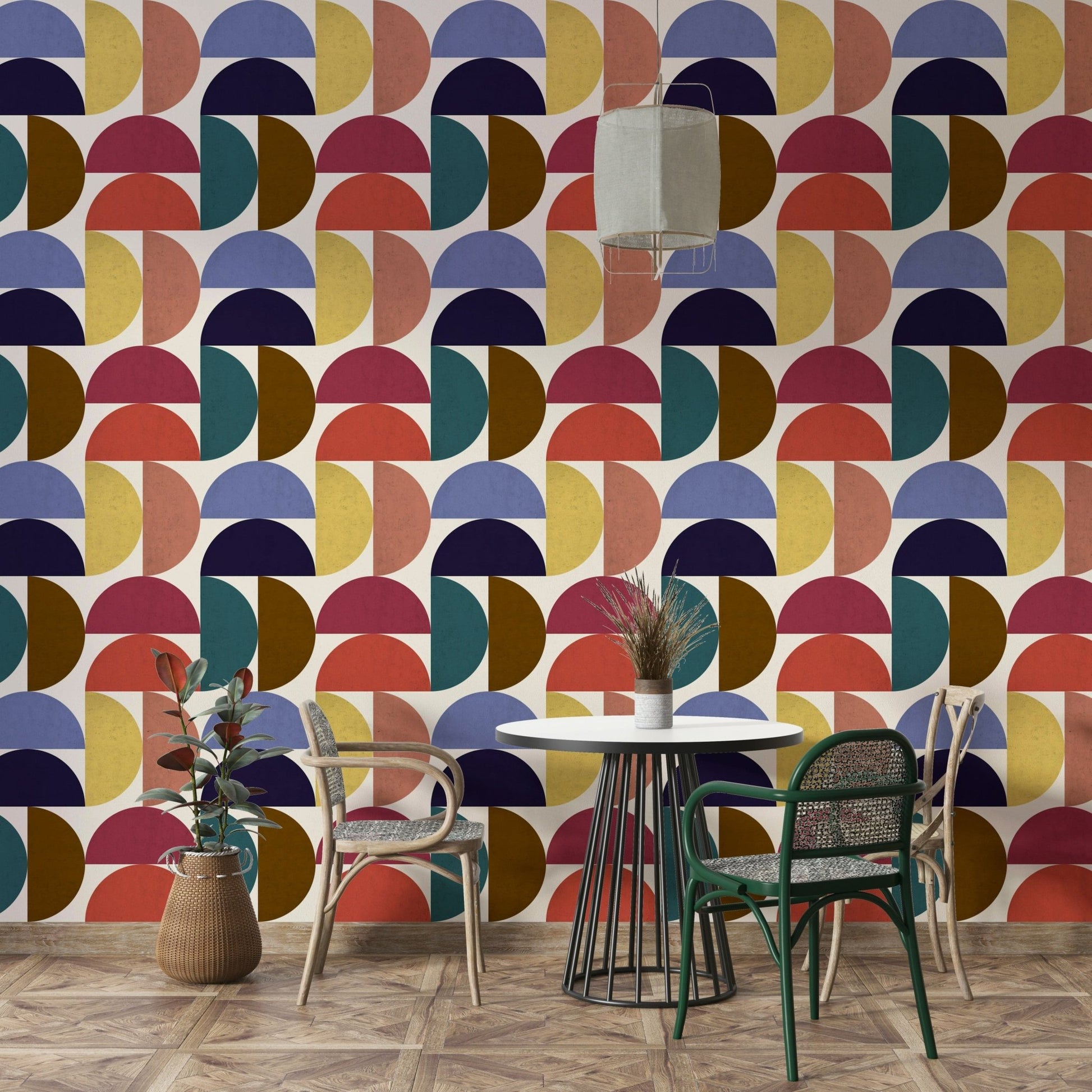 Classic mid-century color palette

