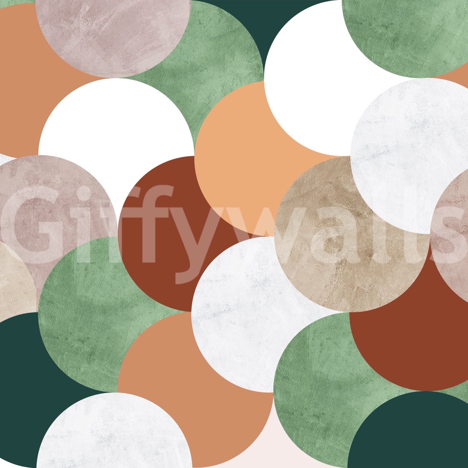 Geometric mid century art wallpaper








