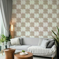 Mid Century Wallpaper adding vintage charm to dining room