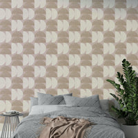 Mid Century Wallpaper with bold retro-style pattern

