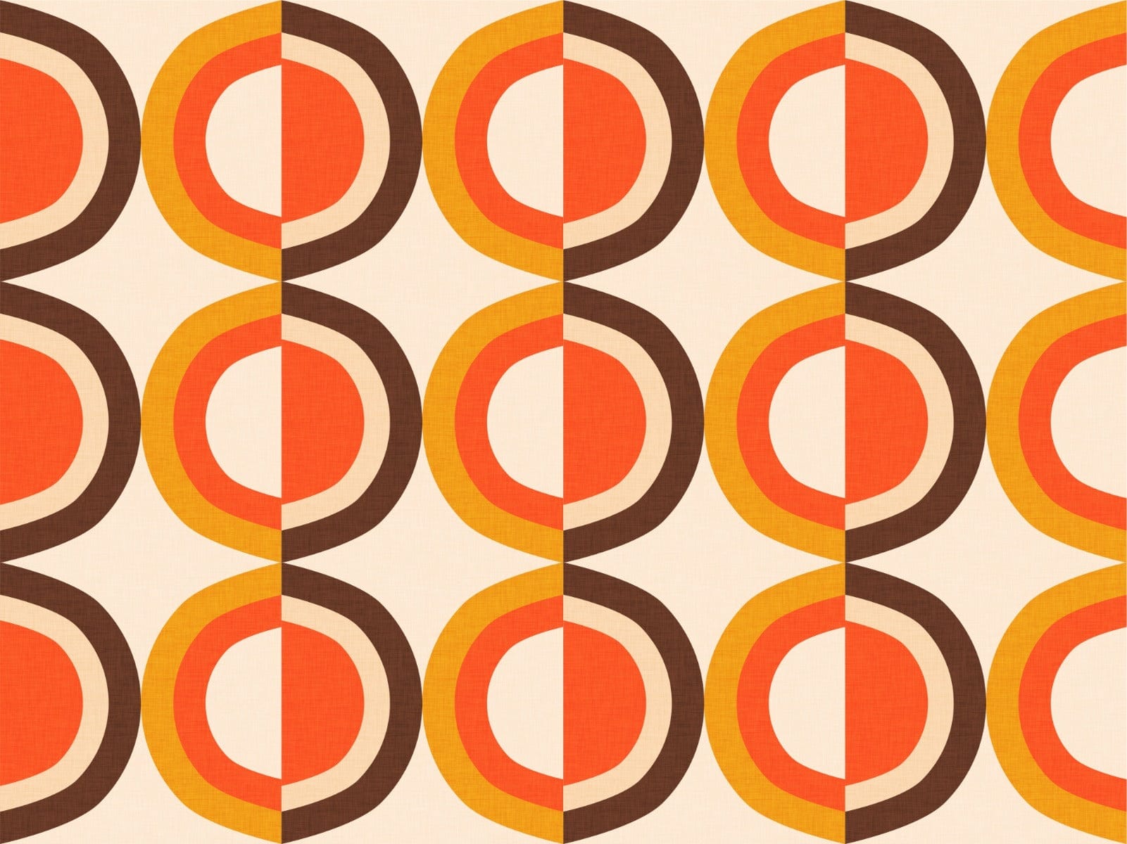 Mid Mod Classic Dots Beige Wallpaper - Giffywalls