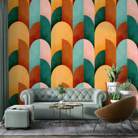 The design has a distinct mid-century modern aesthetic.
