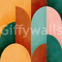 Provides a lively and artistic backdrop.
