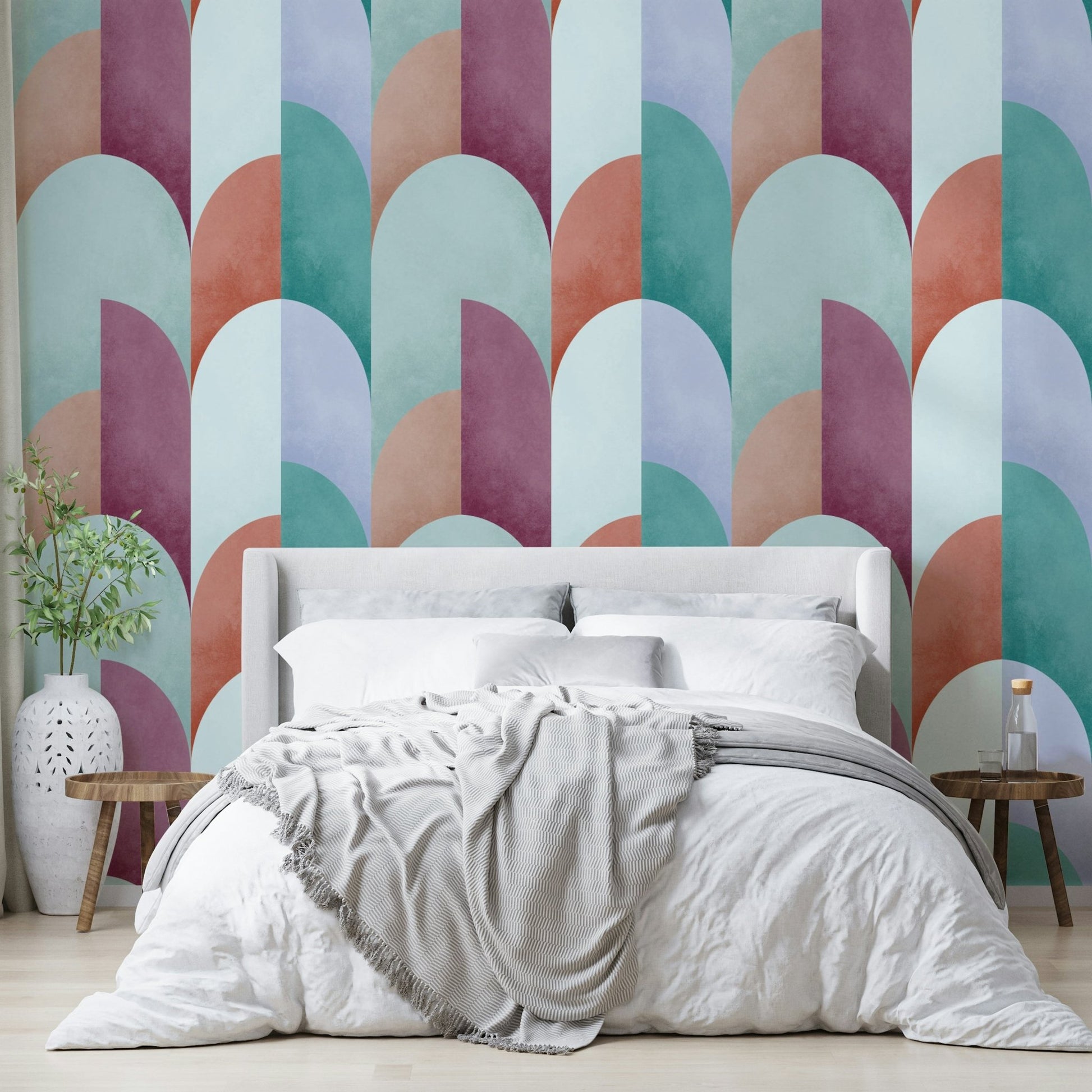 The texture appears smooth and graphic, like a vintage print or digital illustration.
