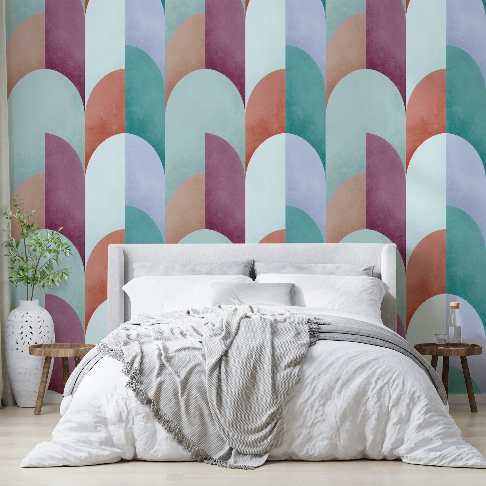 The texture appears smooth and graphic, like a vintage print or digital illustration.
