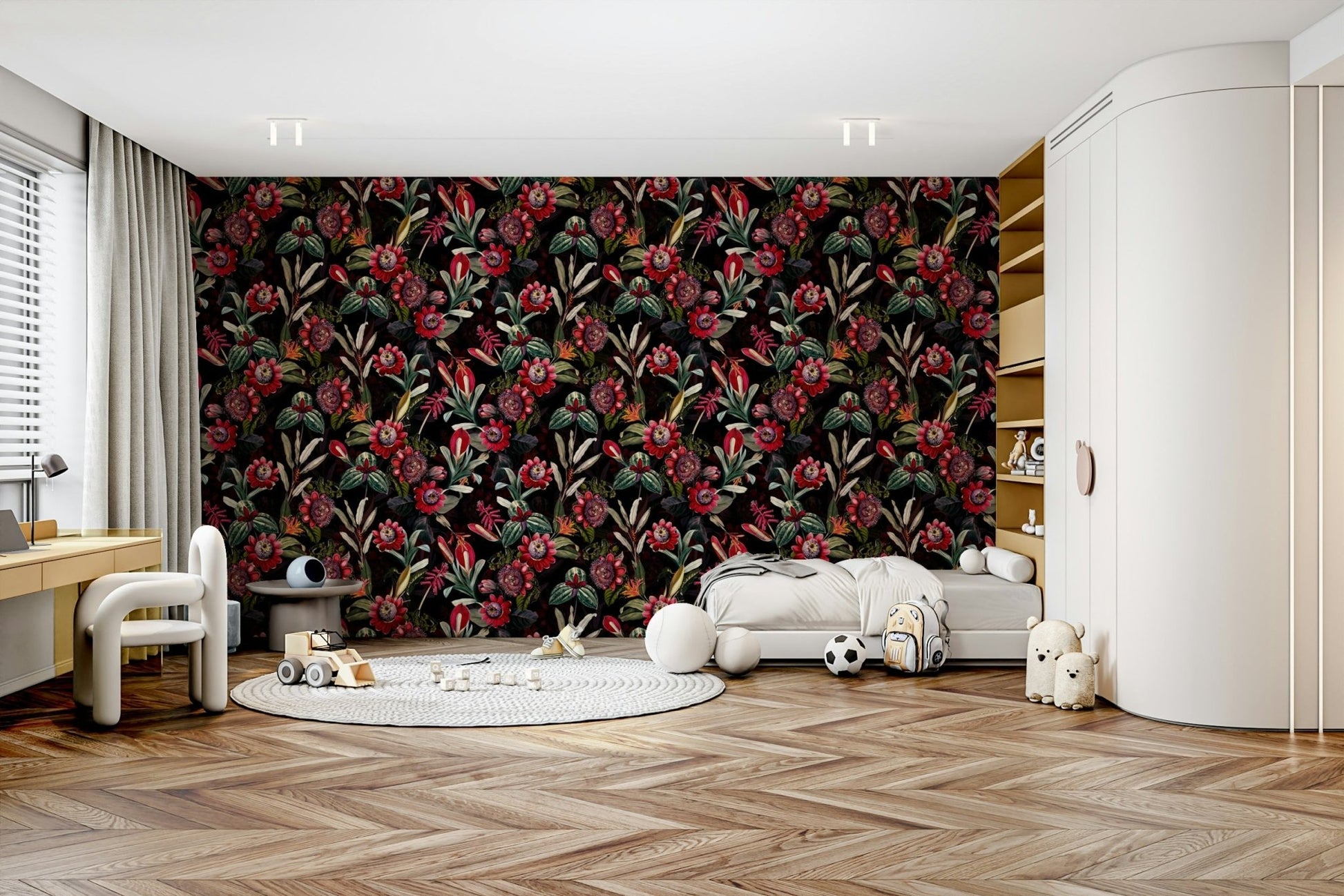 Midnight Bloom 2 with intricate floral details

