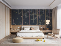 Midnight Grove Fairy Lights Mural - C279