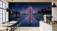 Midnight Majesty at Taj Mahal Wall MuralGD9203