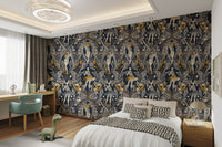 Midnight Masquerade Halloween creepy wall art

