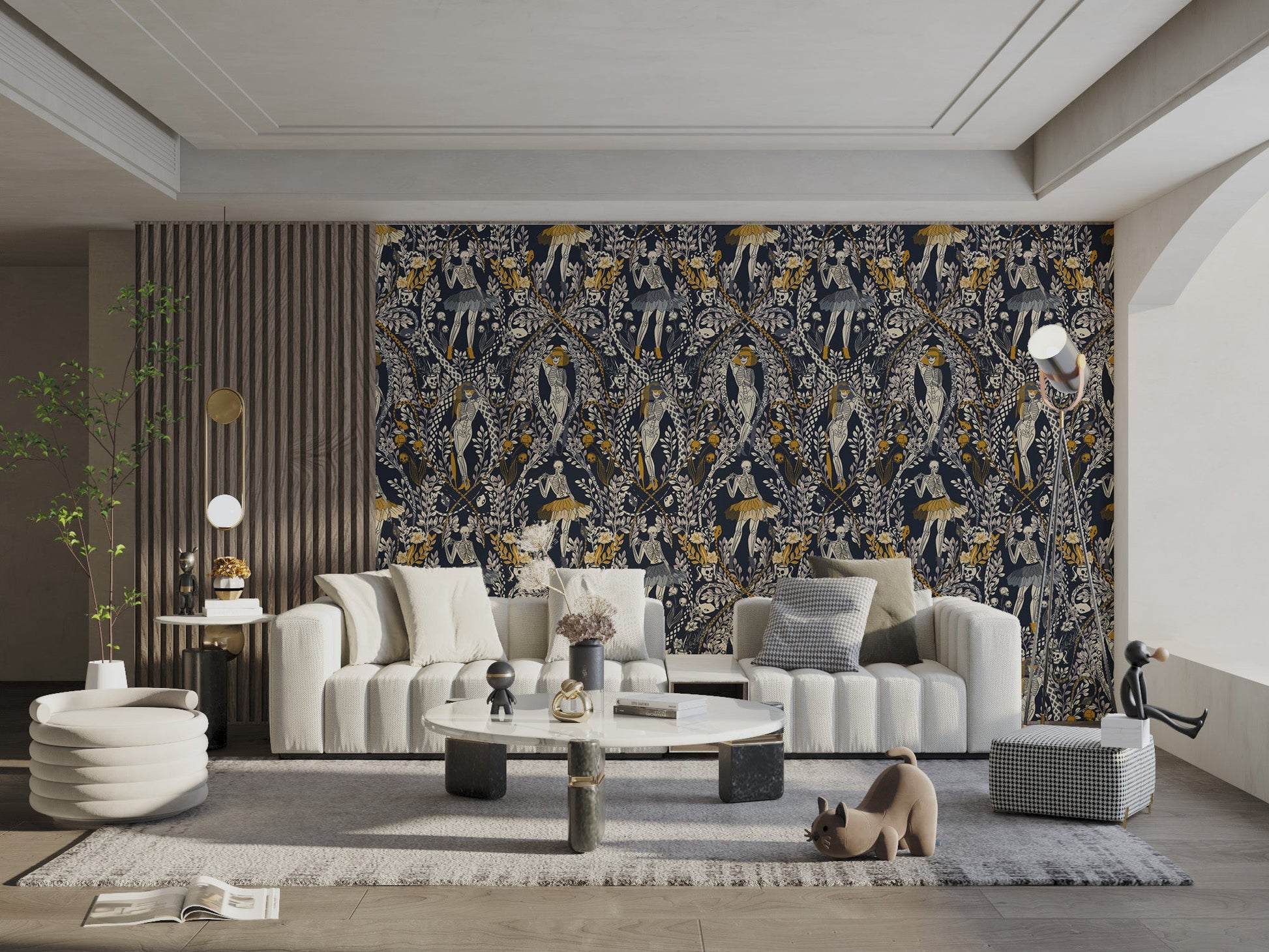 Midnight Masquerade Halloween pumpkin wallpaper