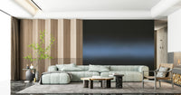 A contemplative misty woods wallpaper mural for a feature wall.

