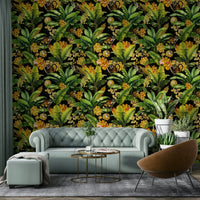 Unique wall design featuring nocturnal monkeys

