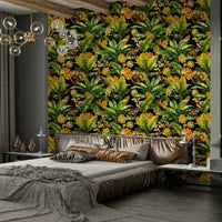 Monkeys and moonlit jungle wallpaper for walls

