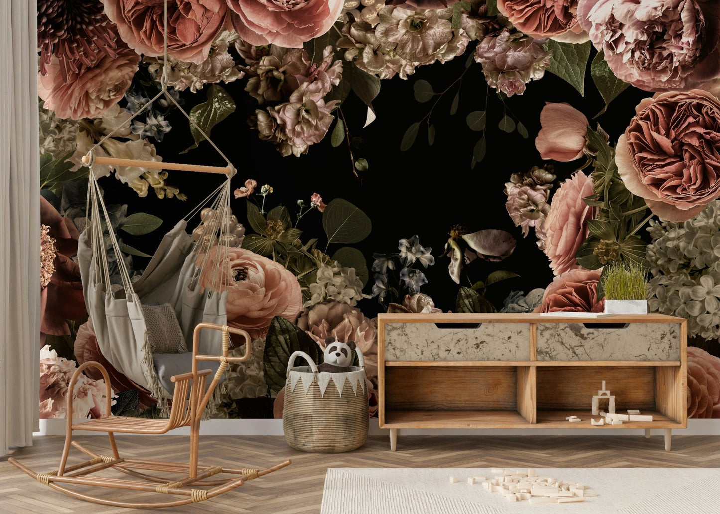 The overall mood is quiet and serene.

