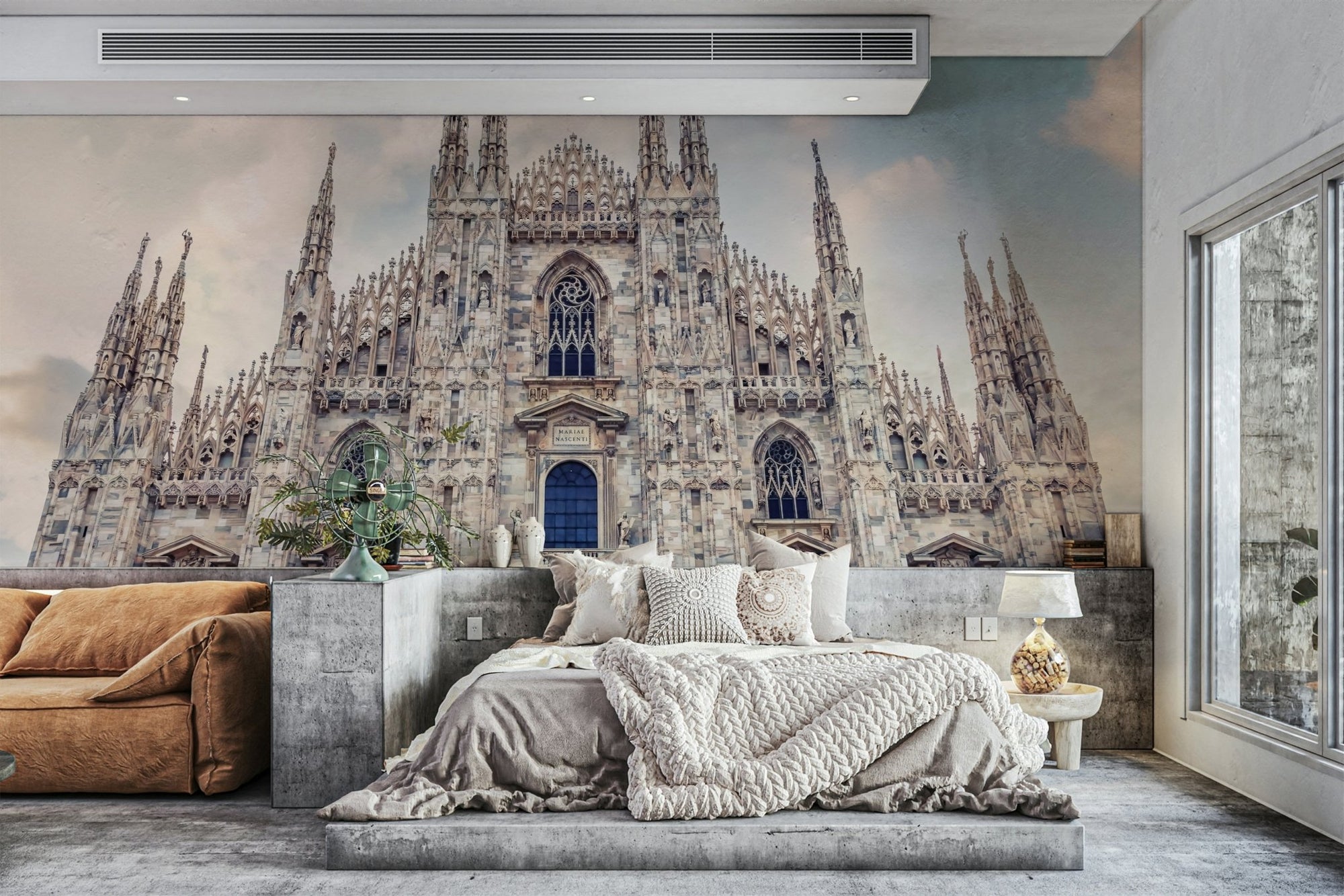 Milan Cathedral Majesty Wall Mural with gothic spires GD5054