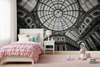 Milan's Vaulted Vision Wall Mural highlighting historical masonry for a study wallpaper.