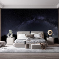 Elegant Milky Way night sky wallpaper design A236
