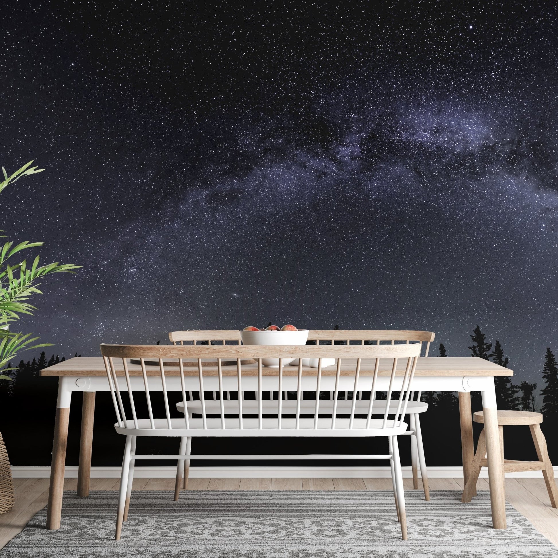 Cosmic wallpaper with Milky Way and stars A236
