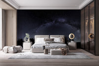 Elegant Milky Way night sky wallpaper design
