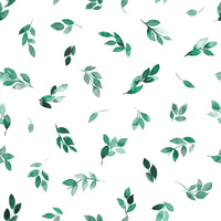 Wallpaper for walls with simple eucalyptus motif


